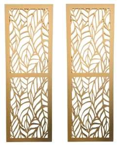 Custom CNC-cut Jaali design for decorative interior doors.