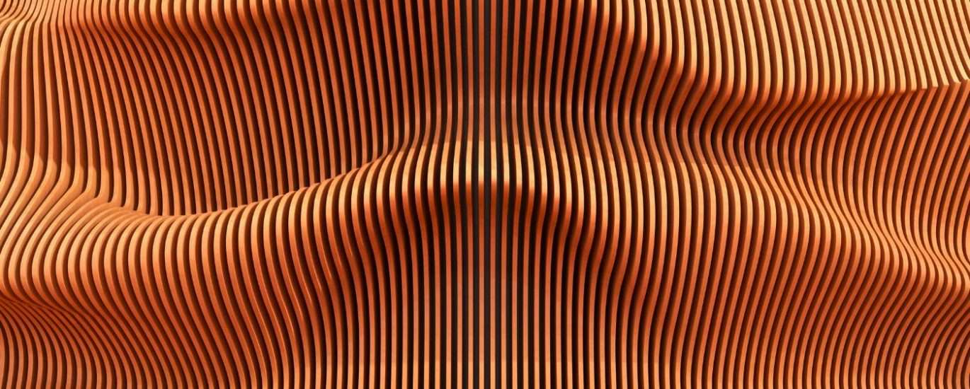 Custom parametric wall panels designed and manufactured in Calgary for modern residential and commercial interiors.