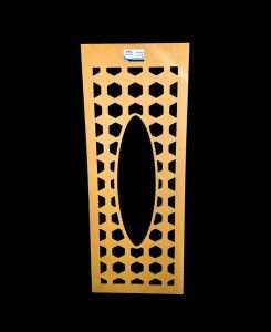 Custom decorative Jaali design created for modern residential interiors.