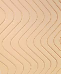 Modern wavy pattern 2D wall panel manufactured for residential and commercial interiors.